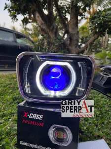 Lampu depan Rx king custome biled biled transfomer 2 lensa