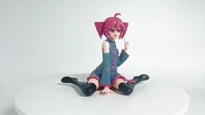 Bandai | Sitting and Standing Style Utau Kasane Teto Premium Chokonose Action Figure PVC Model Collection Anime Figurine Birthday Gift