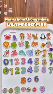 Đồ chơi nam châm Lala Magnet Plus hỗ trợ phát triển khả năng tư duy Nâng cấp trải nghiệm học tập - Lalala baby