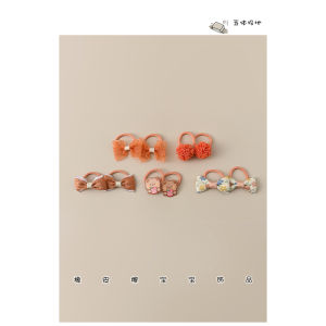 Adorable Butterfly Knot Hair Ties for Babies Non-Damaging Hair Accessories Childrens Fashion Korean Style Girls Hair Bands