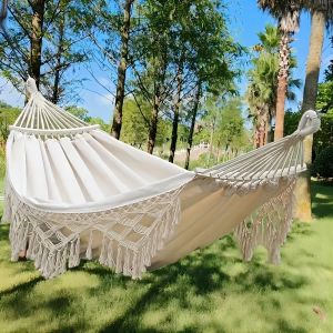Bohemian Ethnic Style Anti-rollover Thickened Canvas Hammock