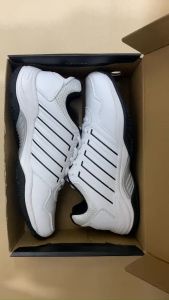 giày tennis pickleball prince 7076 mẫu mới màu trắng đỏ phù hợp cho nam bảo hành 12 tháng êm chân thoáng khí bám sân tốt