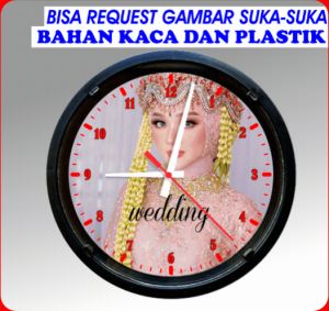 Jam Dinding Custom Tempel Tembok Murah Tempel Tembok Murah Gratis Ongkir Ukuran Jumbo aesthetic