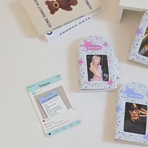 พร้อมส่ง🚀3 นิ้ว 40 ช่อง อัลบั้มรูปภาพ PVC ไอดอล โฟโต้การ์ด สมุดเก็บสะสม ปกแฟชั่นเกาหลี ที่ใส่บัตรโลโม่ จัดเก็บของ สําหรับเก็บสะสมการ์ดโลโม่