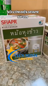 Nồi cơm điện SFIAPR 2L SH-209 công nghệ ủ ấm 3 chiều tỏa nhiệt đều thiết kế nồi sang trọng