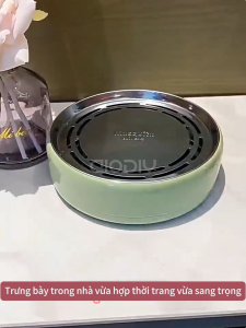 Bộ Hộp Đựng Nhang Muỗi AIODIY Thông Minh - Tự Động Tách Vòng 1 Chạm Chống Nóng An Toàn Ngăn Tro Bay