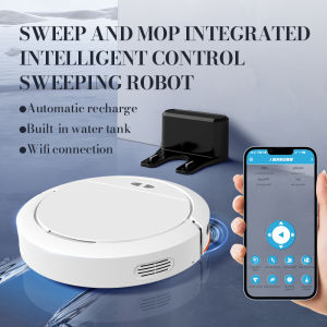 New 2024 Wet And Dry Mop Robotic Vacuum Cleaner Wi-Fi Smart Automatic Sweeper Robot Automatic Recharge APP Control