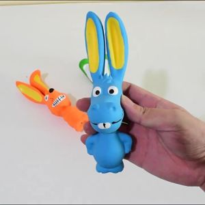 (CÓ TIẾNG KÊU) ĐỒ CHƠI CHO CHÓ THỎ TAI DÀI 17CM ĐỒ CHƠI THÚ CƯNG