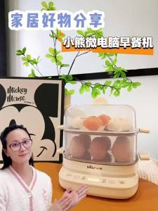 [China Plug Adapter Needed] Bear | Automatic Egg Cooker with Timer and Reservation Function