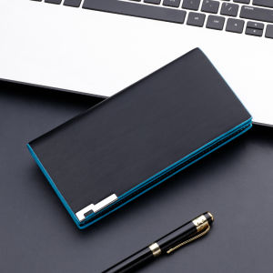 Men Wallet Long Wallet plus Circumference Wallet K-style Mens Multi-Card Slot Wallet Handphone-Friendly Thickened Clutch Bag