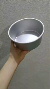 Khuôn Nhôm đúc hình Tròn bánh bông Lan cao cấp đáy liền đường kính 16cm rất đẹp
