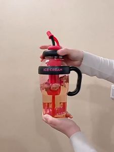 กระบอกใส่ชา ขวดน้ำ ความจุขนาดใหญ่ 1.2ลิตร กระบอกน้ำ ขวดน้ำเล่นกีฬา ขวดน้ำดื่ม