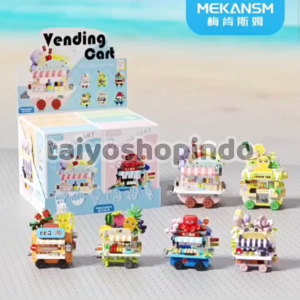 TAIYO Building Block Vending Cart Dream Store Kedai Gerobak Toko Bricks Blok Puzzle Mainan Anak