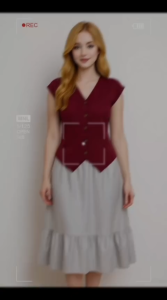 VEST Rompi Wanita Bahan Knit Condru - Rompi casual