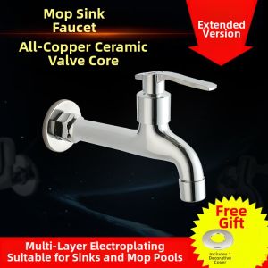 Single Cold Home Stainless Steel Tap Quick Open Faucet