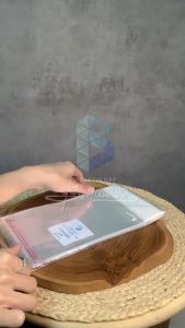 Plastik Display 12x14 Cm isi 100 lembar / Plastik Perlize / Plastik Opp Gantung Aksessoris Dan Snack Murah