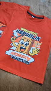 Baju Kaos Anak Edisi Hari Kemerdekaan Indonesia 17 Agustus 2025 Usia 1 - 10 Tahun - Hypelane Kids