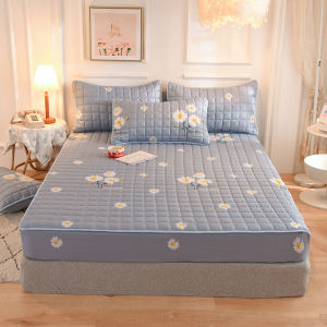 COZY Bedsheet Set Set with Cotton uratex for Single/Double/Queen/King Size Fully Wrapped Dust cover Fully protects mattress
