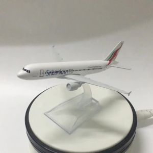 JASON TUTU 1/400 Scale Diecast Metal Sri Lanka Airlines Airbus A320 Aircraft Model 16CM Miniature Authentic Collectible Gift