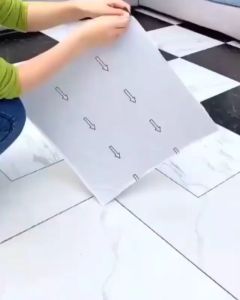 Sticker Dinding Dan Lantai Motif Marmer Marble VINYL