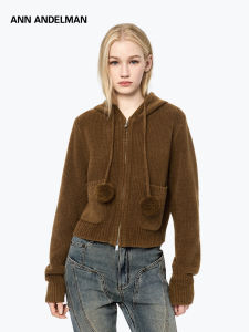 ANN ANDELMAN | Hooded Thickened Autumn Winter Cardigan Sweater