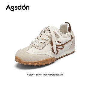 Agsdon | Summer Breathable Inner Heightening Thick Sole Training Shoes