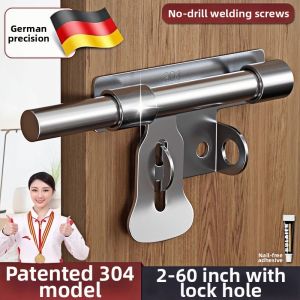 Stainless Steel Door Latch Left Right Mount Security Lock