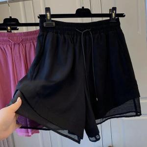 YILU | Extra Large Size Summer Knit Shorts 300 lbs Concealing Loose Fit Casual Pants