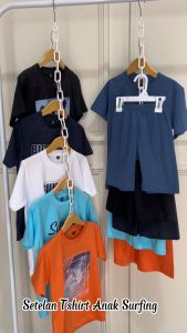 Setelan Anak Lengan Pendek Berbagai Warna