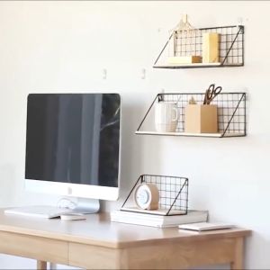 【Thurstan】พร้อมส่ง!! ชั้นเก็บของแบบติดผนัง ชั้นวางตกแต่งห้อง ดีไซน์สวย มาพร้อมอุปกรณ์ติดตั้ง