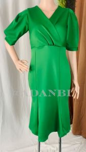 Dress Scuba Mermaid 8013 Realpict Bahan Scuba Import Premium Ld 80-96 PJ 105 CM