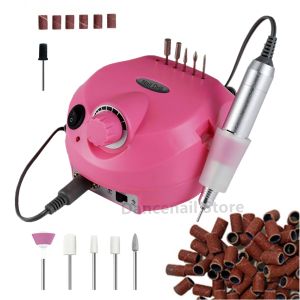 Nail Drill Professional Electric File Grinder for Acrylic Nails 35000RPM Home Salon Polishing Manicure Pedicure Remover Buffer