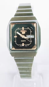 Đồng hồ SEIKO 5 chặt góc Nữ Vỏ INOT 304 Mặt đen. Máy quạt nhật Siêu bền . Đã qua sử dụng