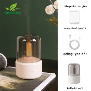 KINSCOTER Mini Di Động Hương Thơm Khuếch Tán USB Máy Tạo Độ Ẩm Không Khí Tinh Dầu Đèn Ngủ Sương Lạnh Máy Làm Máy Phun Sương Cho Gia Đình Tặng