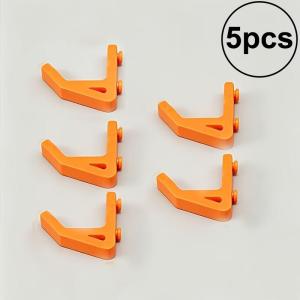 daily5pcs Heavy-Duty Universal Shelving Hooks Spacing Storage For 10.3mm Aperture Racks Wall-Mounted Racking Garage Hooks