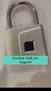 New Upgrade Kunci gembok sidik jari / Gembok Koper Smart Fingerprint Padlock Security gembok pagar pintu anti maling kunci pintar