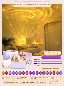 kufire | Đèn Đêm Chiếu Sao Hình Hoa Hồng