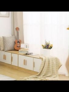 ORANGE ทาทามิ ตู้เตี้ย ตู้เก็บของ ตู้อเนกประสงค์แบบยาว สามารถวางไว้หน้าหน้าต่างได้ ตู้ข้างเตียง