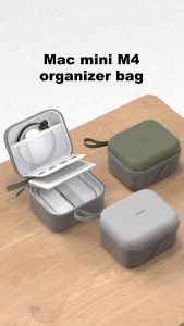 Hagibis Electronic Organizer Travel Case Bag for mini M4/M4 Pro Portable Carry Case Hard Shell Shockproof for Mouse Charger