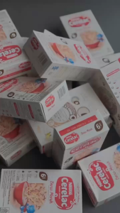 Nestle Cerelac Bubur Bayi Instant Usia 6-24 Bulan Rasa Beras Merah Box 120 g