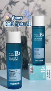 Toner/ Nước hoa hồng phục hồi dưỡng trắng Pretty Skin Multi Hydra B5 Calming & Repairing 205ml - Hàn Quốc