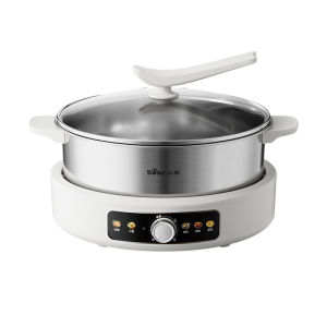 Bear | Tita Stainless Steel Split Design Non-coated Dual Pot Electric Hotpot 26cm