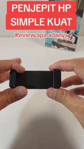 Universal Clamp for Smartphone with Dual Screw Hole 1/4 Inch - Black
