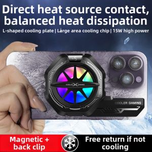 Jipingfan | Gaming Cooling Magnetic L Shaped Semiconductor Mobile Phone Cooler