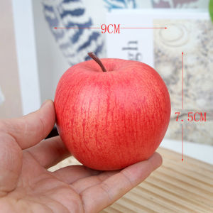 โมเดลผลไม้ปลอม ผลไม้พลาสติก สำหรับตกแต่งบ้าน ตู้ครัว อุปกรณ์ประดับดอกไม้ปลอม ลูกแพร์ส้ม มะม่วง แอปเปิ้ล แตงโม เลmony ชุดผลไม้ ของตกแต่งสำหรับห้องน้ำและห้องนอน