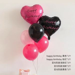 ลูกโป่งรูปหัวใจขนาดใหญ่สีชมพู 40 นิ้ว ตกแต่งวันเกิด ลูกโป่งรูปหัวใจ ลูกโป่งวันเกิด ลูกโป่งตกแต่งห้อง ลูกโป่งวันเกิด