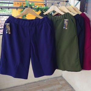 Realpict💯 KULOT PENDEK SELUTUT PJ+-63cm / All Size REMAJA s.d. JUMBO XXXL Ready / Crepe Premium TEBAL LONGGAR NYAMAN