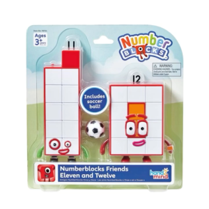 Learning Resources Numberblocks Friends Eleven and Twelve Figure by hand2mind- Age 3+ Numbers
