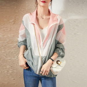 เสื้อคลุมกันแดดผู้หญิง ฤดูร้อน 2025 ใหม่ ไซส์ใหญ่ ลำลอง บาง ใส่สบาย ระบายอากาศได้ดี เสื้อคลุมกันแดดแบบคาร์ดิแกนสำหรับกลางแจ้ง