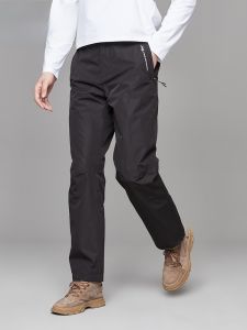 Jeep | Jeep Mens Outdoor Soft Shell Pants Waterproof Breathable Sports Hiking Long Trousers Wear Resistant Windproof City Outdoor